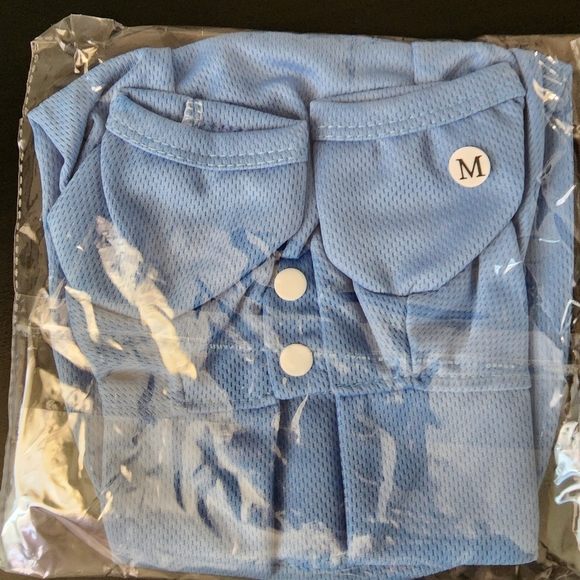NWT Blue puppy dog polo shirt size M - Picture 5 of 8